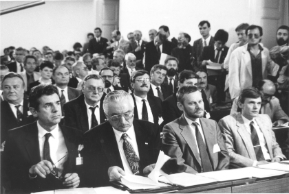 Konstituiranje Sabora Socijalističke Republike Hrvatske, 30. svibnja 1990. (Foto: Neda Oršolić)