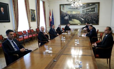Meeting of the Parliamentary Presidency. Photo by Hina/Lana Slivar-Dominić