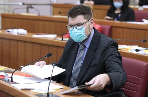SDP leader Peđa Grbin (Photo by Hina/Admir Buljubašić)