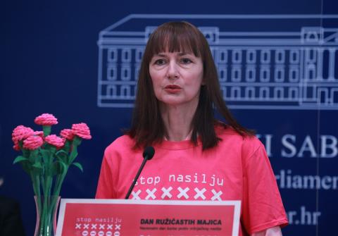 Committee chair Vesna Vučemilović (Photo: Hina/Tomislav Pavlek)