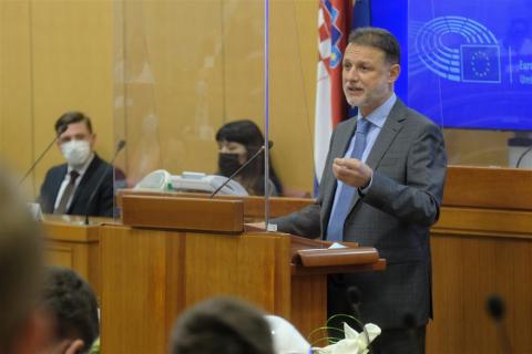 The Parliament Speaker Gordan Jandroković (Photo by Hina/Edvard Šušak)