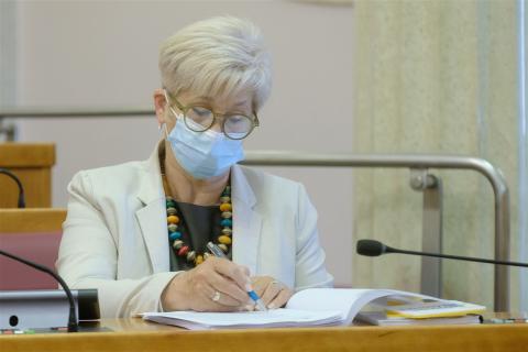 Grozdana Perić, Chairperson of Fiscal Policy Commission (Photo by Hina/Edvard Šušak)