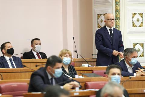 MP Emil Daus (IDS); (Photo by Hina/Edvard Šušak)