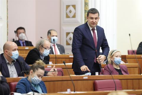 MP Dario Hrebak (Social Liberal Party); Photo by Hina/Edvard Šušak
