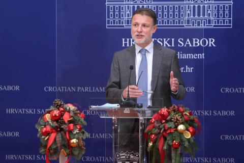 The Parliament Speaker Gordan Jandroković (Photo by Hina/Edvard Šušak)