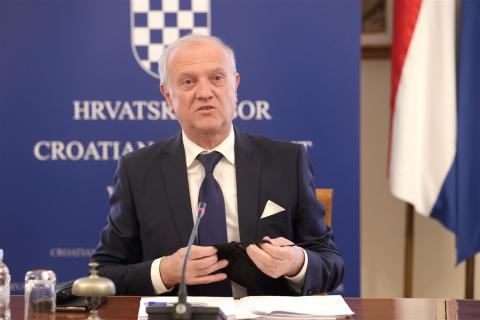 Dražen Bošnjaković, Chairmen of the Committee on the Constitution, Standing Orders and Political System (Photo by Hina/Edvard Šušak)