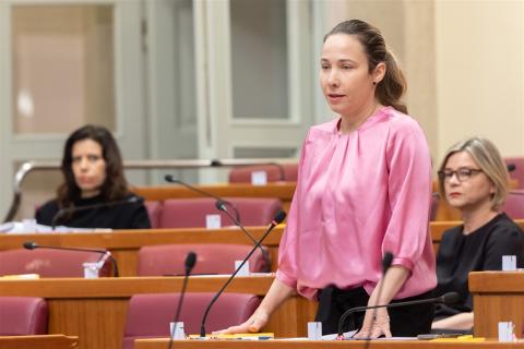MP Marija Selak Raspudić (Bridge); Photo by Hina/Edvard Šušak