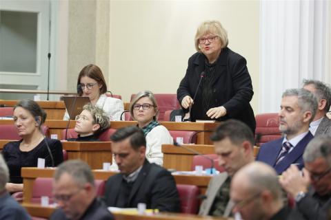 The MP Anka Mrak-Taritaš (Glas), Photo by Hina/Edvard Šušak