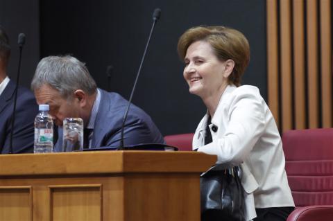 Croatian National Bank (HNB) Deputy Governor Sandra Švaljek (Photo: Hina/Admir Buljubašić)