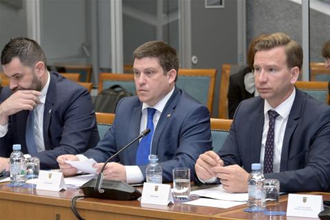 Minister of the Sea, Transport and Infrastructure Oleg Butković (Photo: Croatian Parliament)