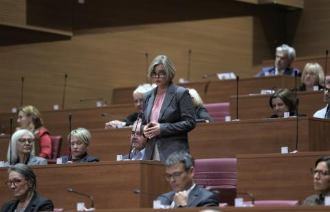 MP Sandra Benčić, We Can! (Photo: Hina/Tomislav Pavlek)