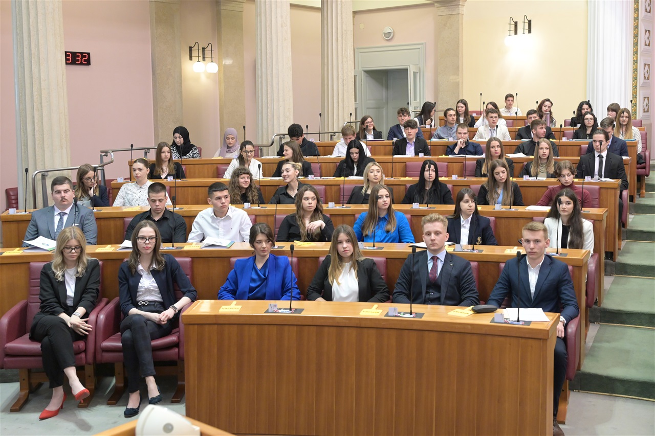 Simulirana sjednica Sabora za učenike srednjih škola